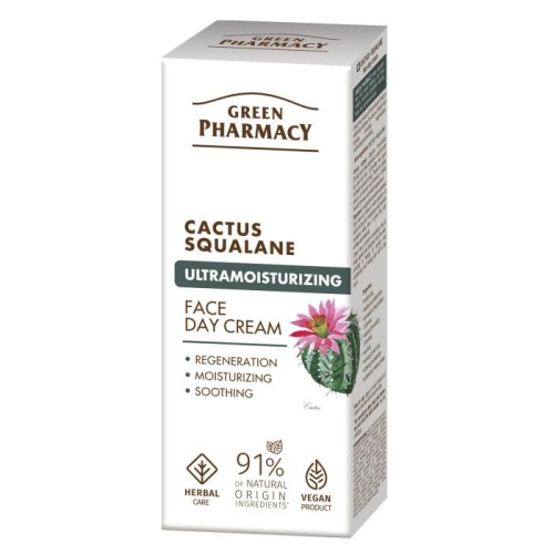 GREEN PHARMACY Kaktus + Skwalan Ultranawilżający Krem na dzień 50 ml