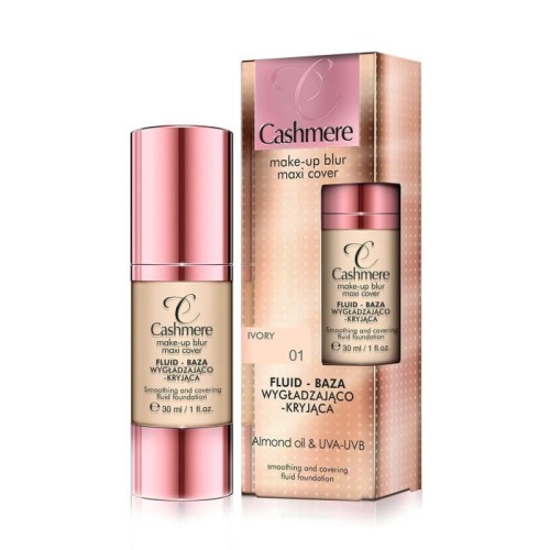 CASHMERE Make-up Blur Fluid-baza wygładzająco-kryjąca 01 Ivory 30 ml