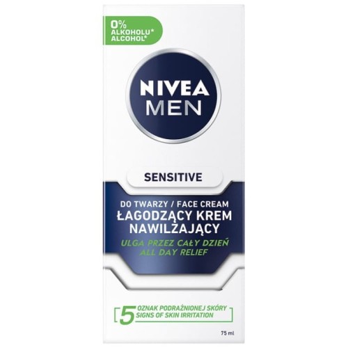 NIVEA MEN Nawilżający krem do twarzy Sensitive 75 ml