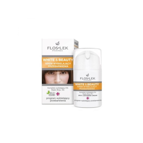 Floslek WHITE &amp; BEAUTY® Krem wybielający przebarwienia 50 ml