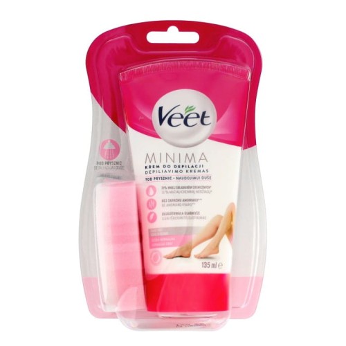 Veet Krem do depilacji skóry pod prysznic Silk &amp; Fresh - skóra normalna  135ml