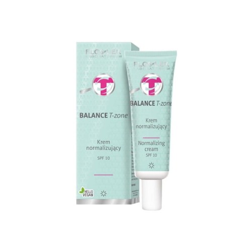 FLOSLEK Balance T-zone Krem normalizujący na dzień do cery mieszanej  SPF10 50 ml