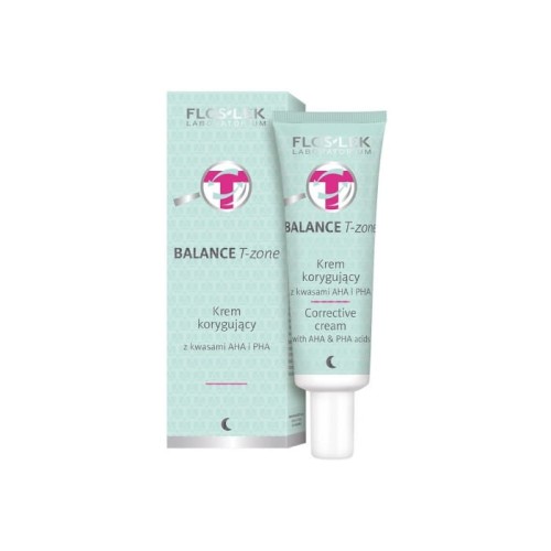 Floslek BALANCE T-ZONE Krem korygujący z kwasami AHA i PHA 50 ml