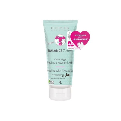 Floslek BALANCE T-ZONE Gommage Peeling z kwasami AHA 125g