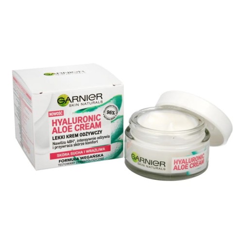 GARNIER Skin Naturals Hyaluronic Aloe Krem odżywczy na dzień - cera sucha i wrażliwa 50 ml