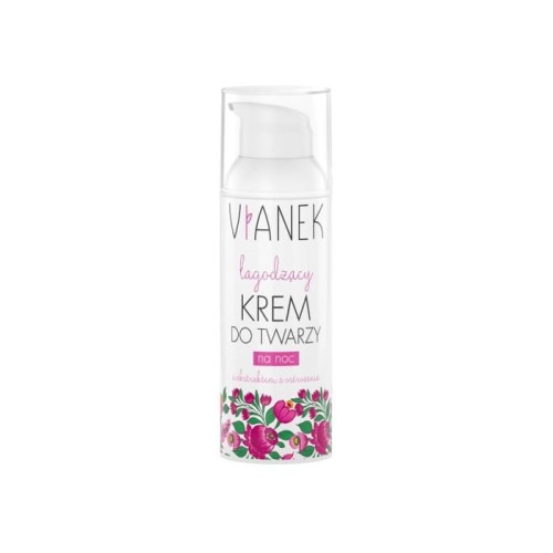 VIANEK Łagodzący krem do twarzy na noc