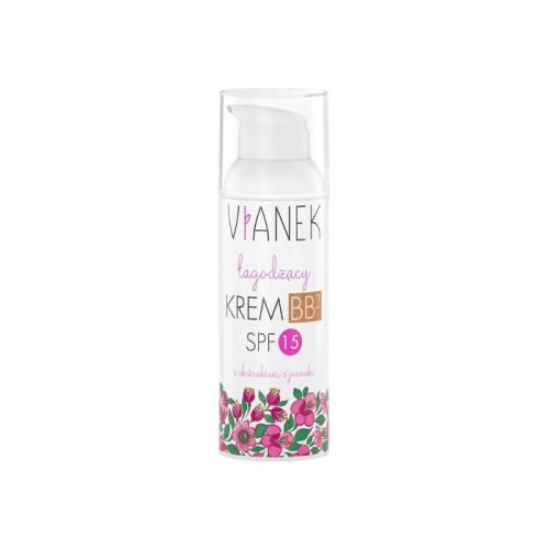 VIANEK Łagodzący krem do twarzy BB SPF 15 ciemny
