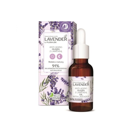Floslek LAVENDER lawendowe pola ANTI-AGING Olejek z lawendą 30 ml