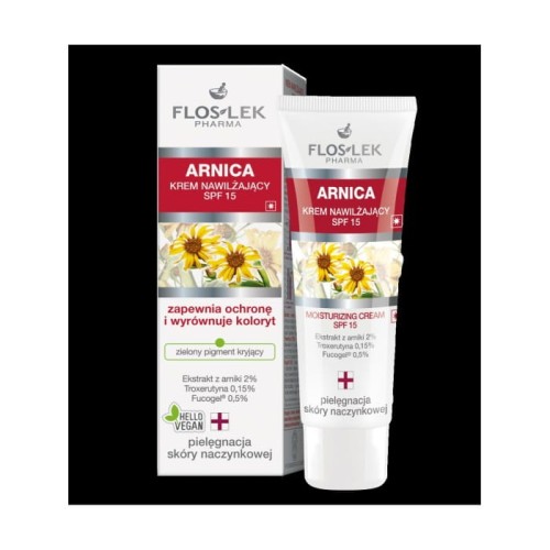 Floslek ARNICA® Krem nawilżający SPF 15 - 50 ml