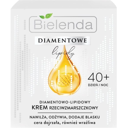 Bielenda Diamentowe Lipidy 40+ Diamentowo-Lipidowy Krem przeciwzmarszczkowy na dzień i noc 50ml