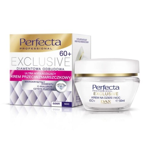 PERFECTA Exclusive 60+ Krem przeciwzmarszczkowy - Ultra-Wygładzający na dzień i noc 50 ml