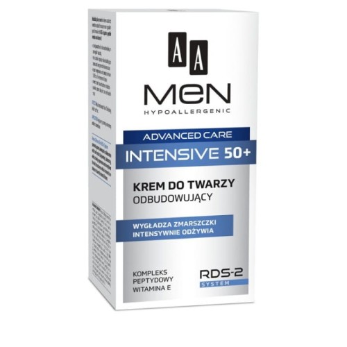 AA Men Adventure Care Krem do twarzy Intensive 50+ odbudowujący  50ml