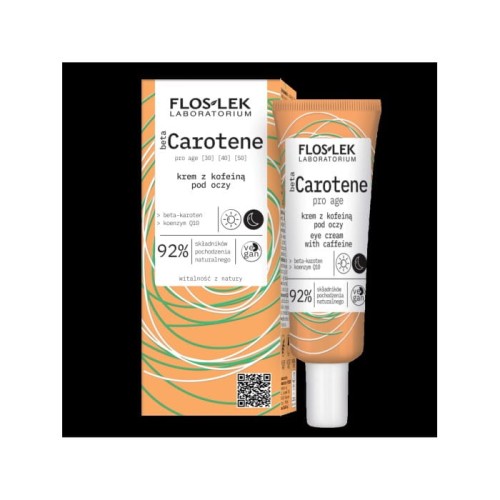 Floslek betaCAROTENE pro age Krem z kofeiną pod oczy 30 ml