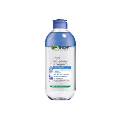 Garnier Skin Naturals Płyn micelarny pielęgnujący dwufazowy z bławatkiem  400ml