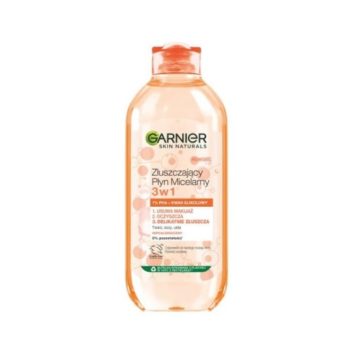 Garnier Skin Naturals Złuszczający Płyn micelarny 3w1 400ml