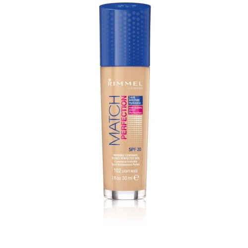 Rimmel Podkład Match Perfection nr 102 light nude  30ml