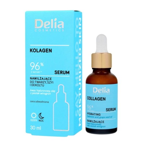 DELIA Serum do twarzy, szyi i dekoltu Kolagen 96% 30 ml