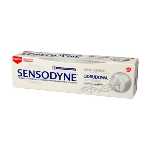 GSK Sensodyne Pasta do zębów Odbudowa i Ochrona Whitening 75ml