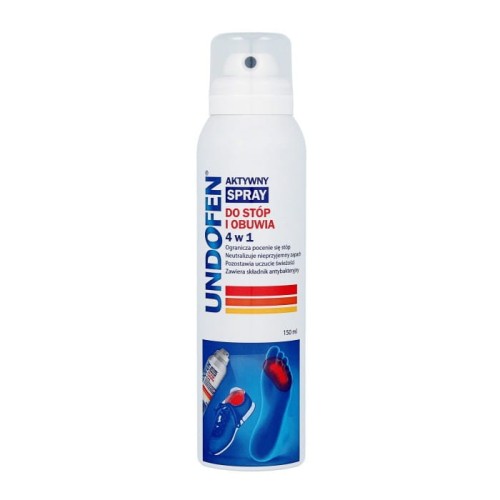 UNDOFEN Aktywny spray do stóp i obuwia 4w1 150 ml