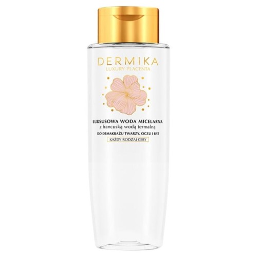 Dermika Luxury Placenta Luksusowa Woda micelarna z francuską wodą termalną 400ml