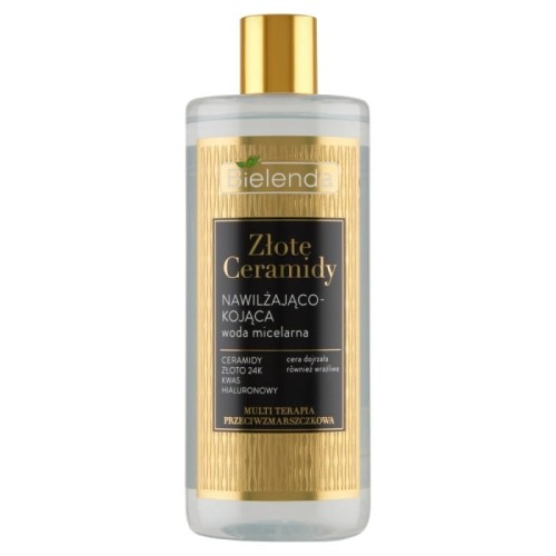 Bielenda Złote Ceramidy Nawilżająco-Kojąca Woda micelarna 500ml