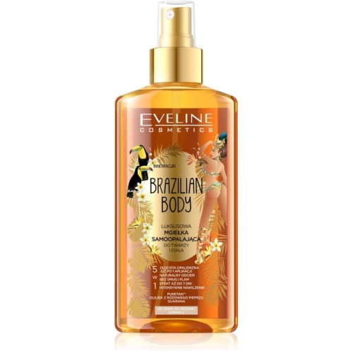 EVELINE Brazilian Body Luksusowa mgiełka samoopalająca do twarzy i ciała 5w1 150 ml