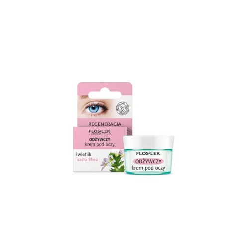 FLOSLEK Oczy Odżywczy krem pod oczy świetlik masło Shea 15 ml