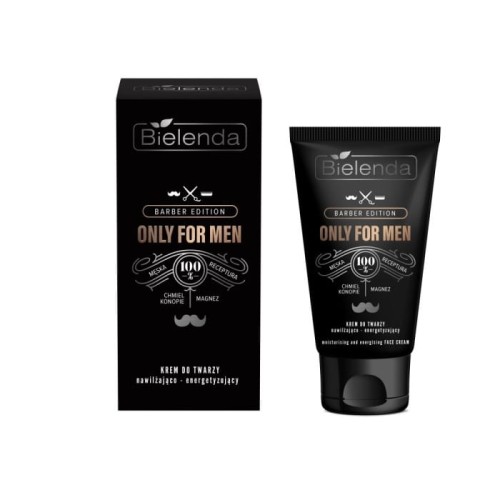 Bielenda Only for Men Barber Edition Krem nawilżająco-energetyzujący do twarzy 50ml