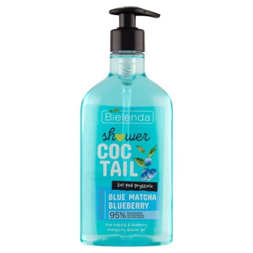 Bielenda Shower Coctail Żel pod prysznic energetyzujący Blue Matcha &amp; Blueberry 400ml