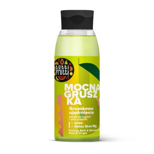 TUTTI FRUTTI Olejek ujędrniający do kąpieli i pod prysznic Gruszka i Imbir 400 ml