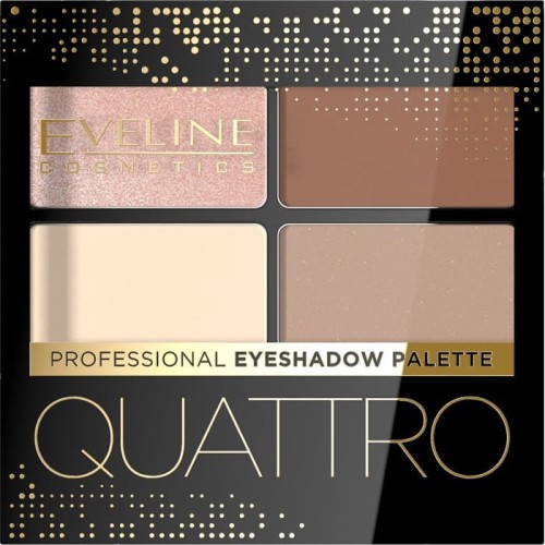 EVELINE Quattro Paletka 4 Cieni do powiek nr 05  3.2 g