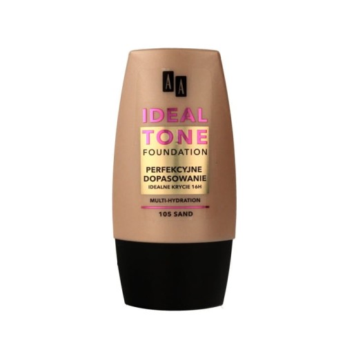 AA Make Up Ideal Tone Podkład Perfekcyjne Dopasowanie nr 105 sand  30ml