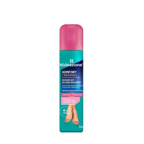 NIVELAZIONE Dezodorant do stóp dla kobiet 4w1 Komfort i świeżość 180 ml