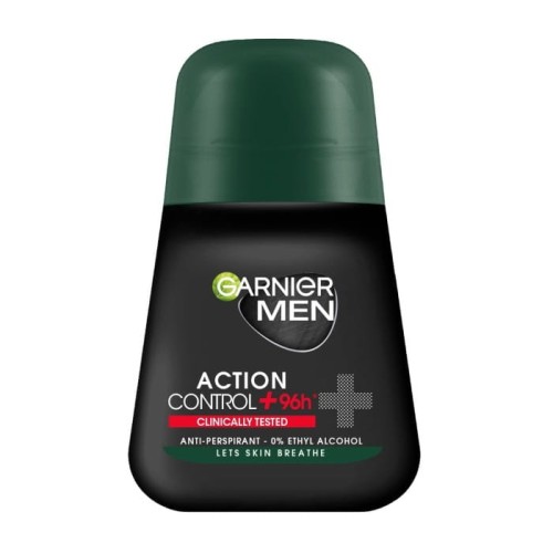 GARNIER Men Dezodorant roll-on Action Control 96h+ Clinically Tested   50 ml