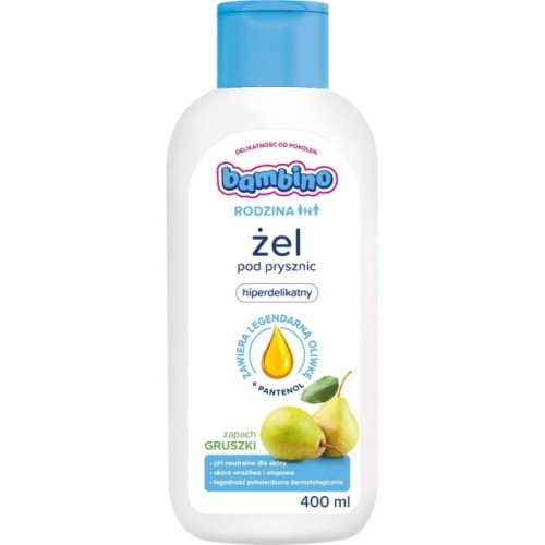 BAMBINO Rodzina Żel pod prysznic hiperdelikatny o zapachu gruszki 400 ml