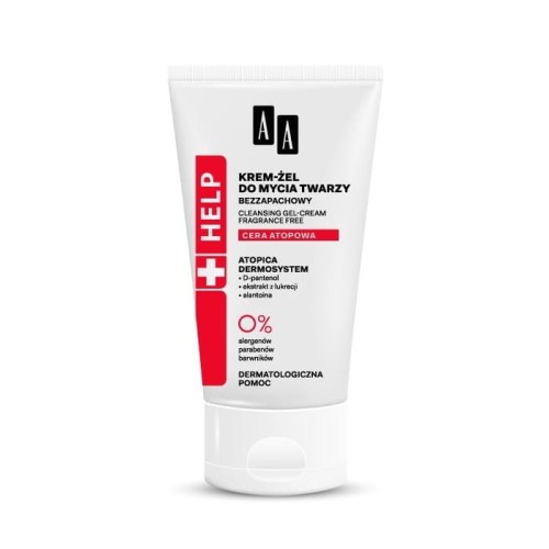 AA HELP Cera Atopowa Krem-żel do mycia twarzy  125ml