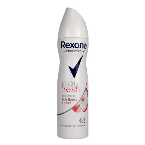 REXONA Stay Fresh Antyperspirant damski w sprayu White Flowers &amp; Lychee 150 ml