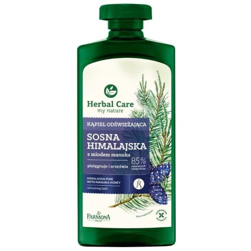 HERBAL CARE Kąpiel odświeżająca Sosna himalajska z miodem manuka 500 ml