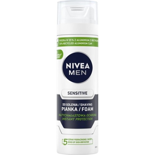 NIVEA MEN Łagodząca pianka do golenia Sensitive 200 ml