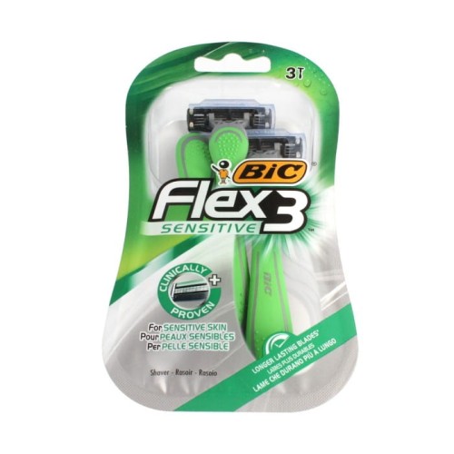 Bic Maszynka do golenia Flex 3 Sensitive 1op.-3szt