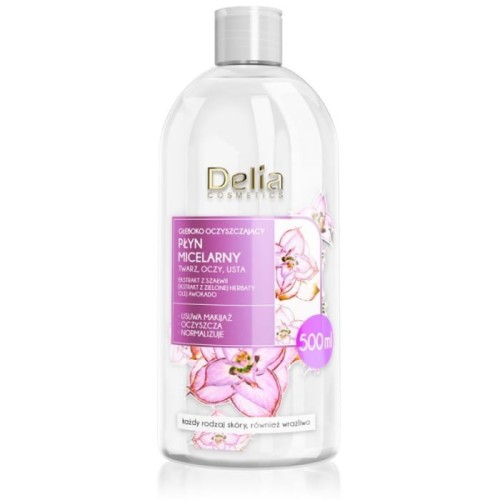 DELIA Głęboko oczyszczający płyn miceralny 500 ml
