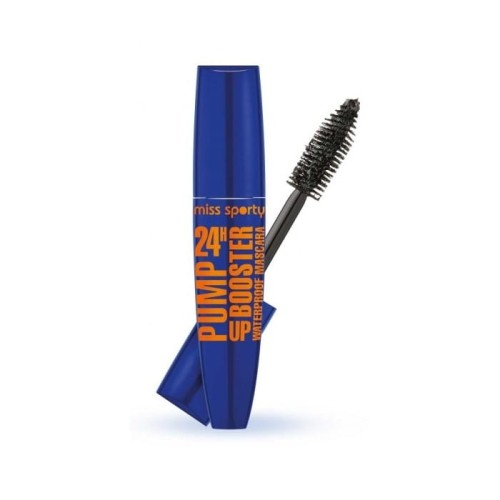 Miss Sporty Maskara do rzęs Pump up Booster 24H wodoodporna czarna  12ml