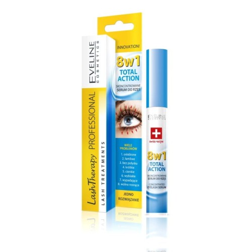 EVELINE Lash Therapy Professional Skoncentrowane serum do rzęs Total Action 10 ml
