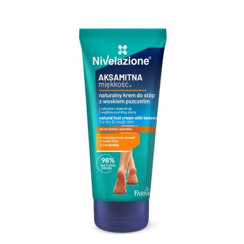 NIVELAZIONE Naturalny krem do stóp z woskiem pszczelim Aksamitna Miękkość 75 ml