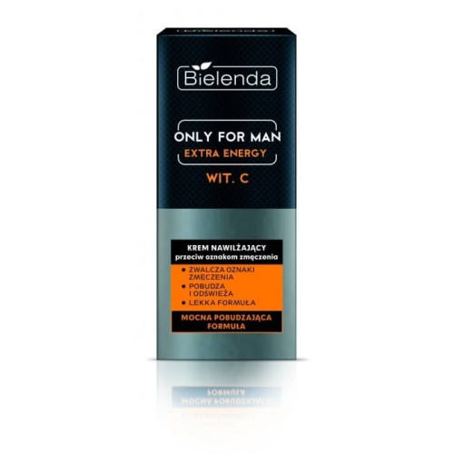 Bielenda Only for Man Extra Energy Krem nawilżający przeciw oznakom zmęczenia  50ml