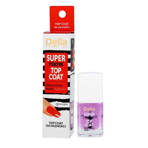 DELIA Efekt w 12 dni Top Coat do paznokci 11 ml