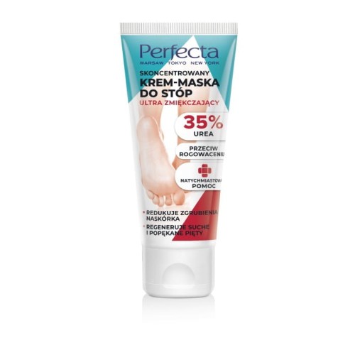 PERFECTA Skoncentrowany krem-maska do stóp - Ultra Zmiękczający 35% Urea 80 ml