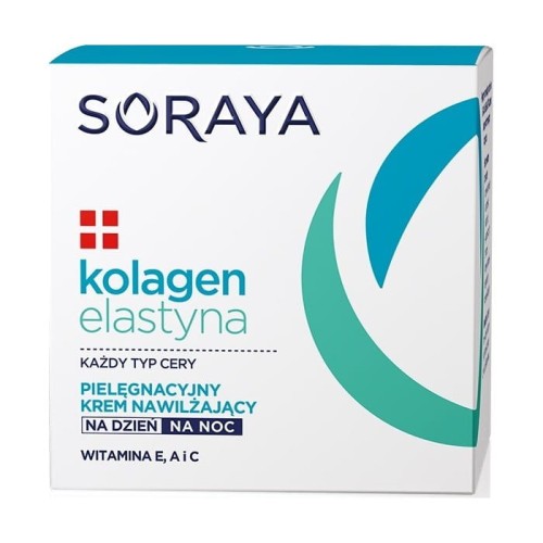 Soraya Kolagen Elastyna Pielęgnacyjny Krem nawilżający na dzień i noc 50ml