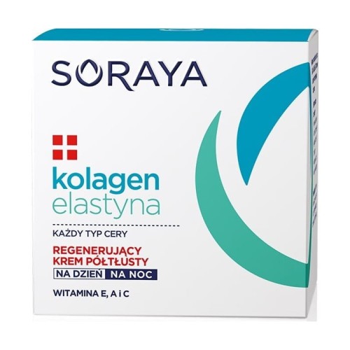 Soraya Kolagen Elastyna Regenerujący Krem półtłusty na dzień i noc 50ml