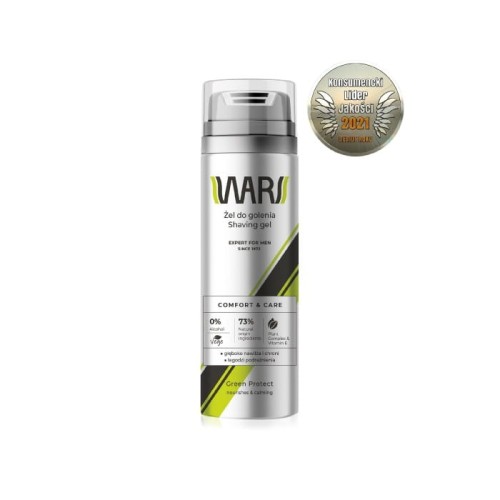 Wars Expert for Men Żel do golenia Comfort &amp; Care - Plant Complex &amp; Vitamin E 200ml